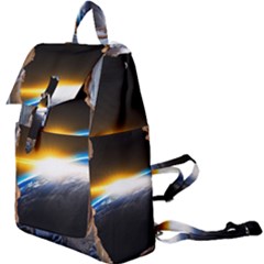 Door Breakthrough Door Sunburst Buckle Everyday Backpack by Amaryn4rt