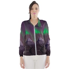 Fantasy Pyramid Mystic Space Aurora Women s Windbreaker by Grandong