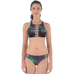 Fantasy Pyramid Mystic Space Aurora Perfectly Cut Out Bikini Set by Grandong