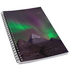 Fantasy Pyramid Mystic Space Aurora 5 5  X 8 5  Notebook by Grandong