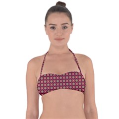 Kaleidoscope Seamless Pattern Tie Back Bikini Top