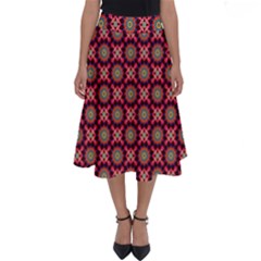 Kaleidoscope Seamless Pattern Perfect Length Midi Skirt