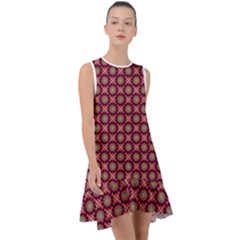 Kaleidoscope Seamless Pattern Frill Swing Dress