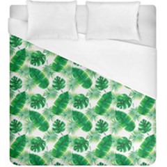 Tropical Leaf Pattern Duvet Cover (king Size)