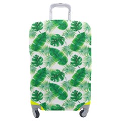 Tropical Leaf Pattern Luggage Cover (medium) by Dutashop