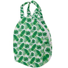 Tropical Leaf Pattern Travel Backpack by Dutashop