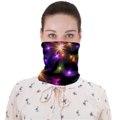 Star Colorful Christmas Abstract Face Covering Bandana (adult)
