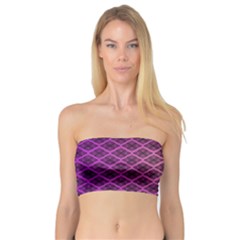 Pattern Texture Geometric Patterns Purple Bandeau Top by Dutashop