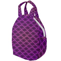 Pattern Texture Geometric Patterns Purple Travel Backpack by Dutashop