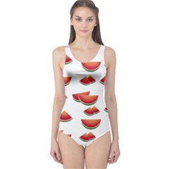 Summer Watermelon Pattern One Piece Swimsuit