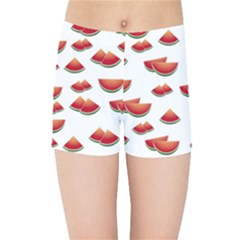 Summer Watermelon Pattern Kids  Sports Shorts by Dutashop