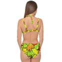 Fruit Food Wallpaper Double Strap Halter Bikini Set View2