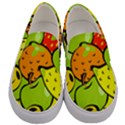 Fruit Food Wallpaper Men s Canvas Slip Ons View1