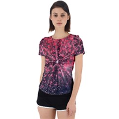 Abstract Background Wallpaper Back Cut Out Sport T-shirt