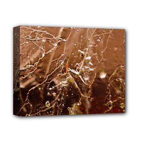 Ice Iced Structure Frozen Frost Deluxe Canvas 14  x 11  (Stretched)