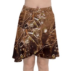 Stainless Structure Collection Chiffon Wrap Front Skirt