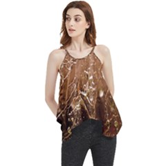 Ice Iced Structure Frozen Frost Flowy Camisole Tank Top