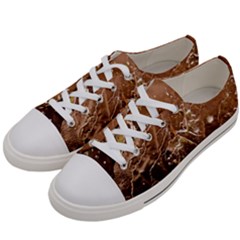 Ice Iced Structure Frozen Frost Men s Low Top Canvas Sneakers