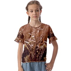 Stainless Structure Collection Kids  Cuff Sleeve Scrunch Bottom T-Shirt