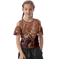 Ice Iced Structure Frozen Frost Kids  Butterfly Cutout T-Shirt