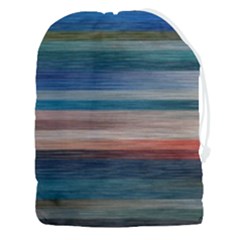 Background Horizontal Lines Drawstring Pouch (3xl) by Amaryn4rt