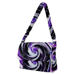 Canvas Acrylic Digital Design Full Print Messenger Bag (m) by Amaryn4rt