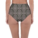 Line Geometry Pattern Geometric Reversible High-Waist Bikini Bottoms View4