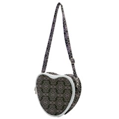 Line Geometry Pattern Geometric Heart Shoulder Bag