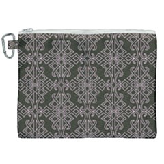 Line Geometry Pattern Geometric Canvas Cosmetic Bag (XXL)