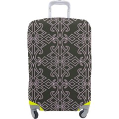 Line Geometry Pattern Geometric Luggage Cover (Large)