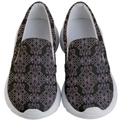 Line Geometry Pattern Geometric Kids Lightweight Slip Ons by Amaryn4rt