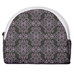 Line Geometry Pattern Geometric Horseshoe Style Canvas Pouch