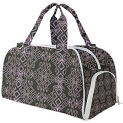 Line Geometry Pattern Geometric Burner Gym Duffel Bag