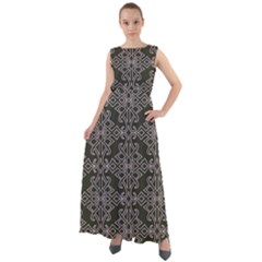 Line Geometry Pattern Geometric Chiffon Mesh Boho Maxi Dress