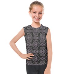 Line Geometry Pattern Geometric Kids  Mesh Tank Top