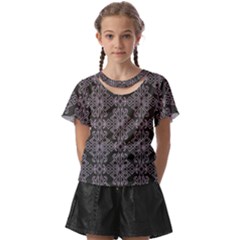 Line Geometry Pattern Geometric Kids  Front Cut T-Shirt