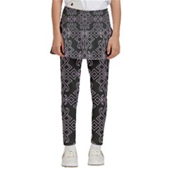 Line Geometry Pattern Geometric Kids  Skirted Pants