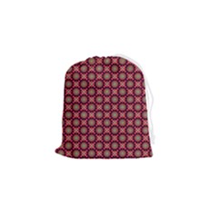 Kaleidoscope Seamless Pattern Drawstring Pouch (small)