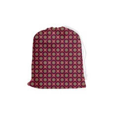 Kaleidoscope Seamless Pattern Drawstring Pouch (medium)