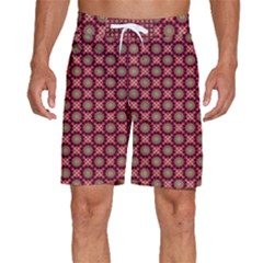 Kaleidoscope Seamless Pattern Men s Beach Shorts