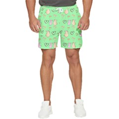 Pig Heart Digital Men s Runner Shorts by Ravend