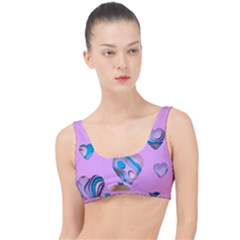 Hearts Pattern Love Background The Little Details Bikini Top by Ravend