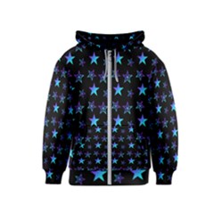 Background Stars Seamless Wallpaper Kids  Zipper Hoodie