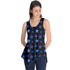 Background Stars Seamless Wallpaper Sleeveless Tunic