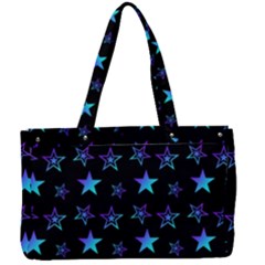 Background Stars Seamless Wallpaper Canvas Work Bag