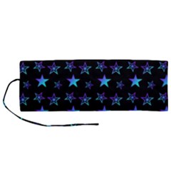 Background Stars Seamless Wallpaper Roll Up Canvas Pencil Holder (m)