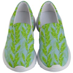 Background Leaves Branch Seamless Kids Lightweight Slip Ons by Ravend