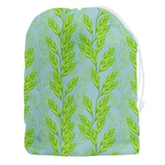 Background Leaves Branch Seamless Drawstring Pouch (3xl)