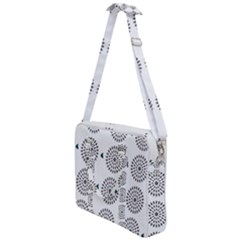 Floral Art Pattern Design Cross Body Office Bag