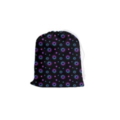 Stars Pattern Art Design Drawstring Pouch (small)